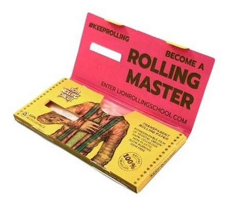 Imagen 2 de 4 de Celulosa Sedas Papel Lion Rolling Circus King Size