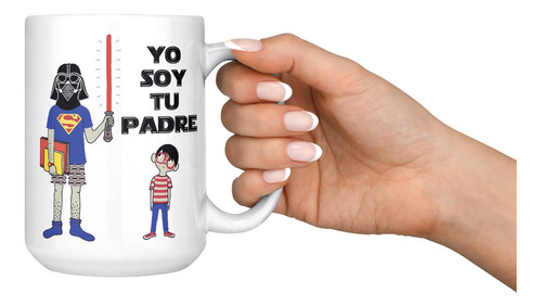 Taza Mug Grande Dia Del Padre Yo Soy Tu Padre