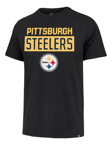 Playera ´47 Nfl Pittsburgh Steelers Hombre Negro