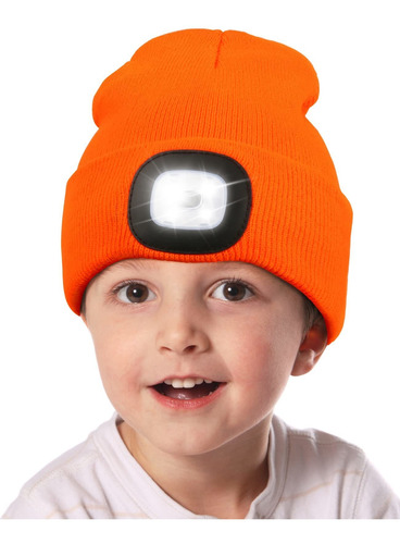 Gorro Unisex Led Con Luz Para Niños, Recargable Por Usb, Con