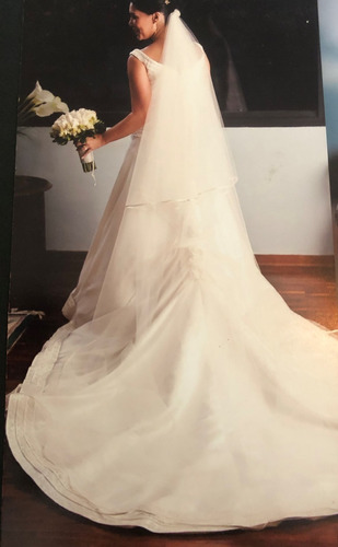 Vestido De Novia . Bellisimo Elegante / Boda Eclesiástica