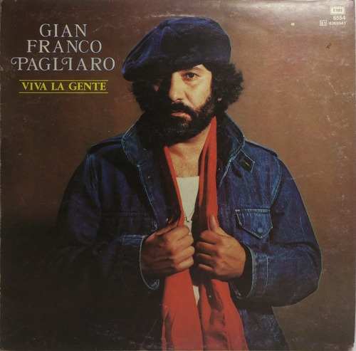 Vinilo Lp - Gian Franco Pagliaro - Viva La Gente 1983 Arg