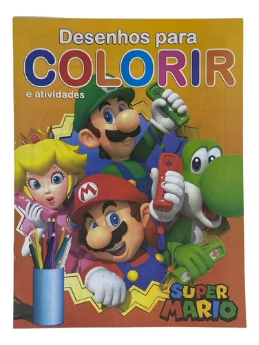 Kit 20 Revista De Colorir Pintar Infantil Desenhar Barato em