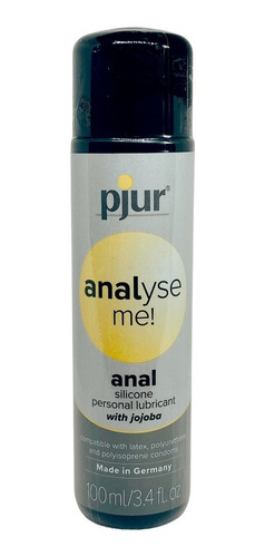 Lubricante Íntimo Pjur Analyse A Base De Silicona 100 Ml