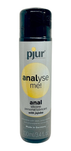 Lubricante Íntimo Pjur Analyse A Base De Silicona 100 Ml 