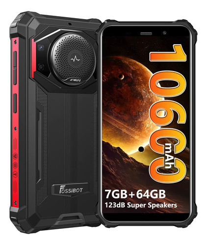 Fossibot Rugged Smartphone,10600mah Battery 123dloudest