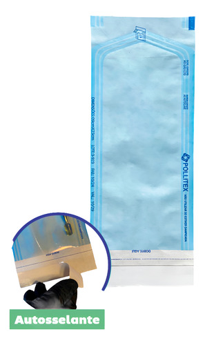 Envelope Autoclave Esterilizacao Manicure 9cm X 23cm 100 Un