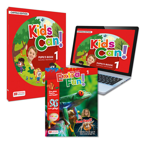 Kids Can! 1 Pupil's Book & Extrafun: Libro Del Alumno Version May, De Omerond, Mark. Editorial Macmillan En Inglés