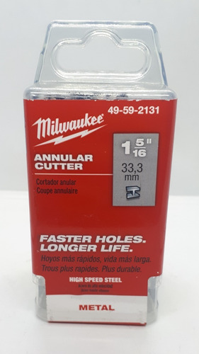 Cortador Anular De 1-5/16 X 2 Milwaukee 49592131