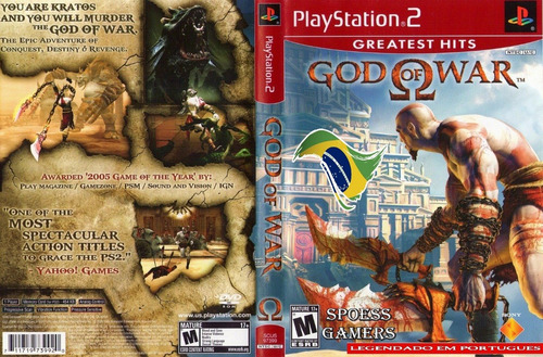 God Of War 1 E 2 Ps2 Legendado Português (2 Dvds) Patch Me