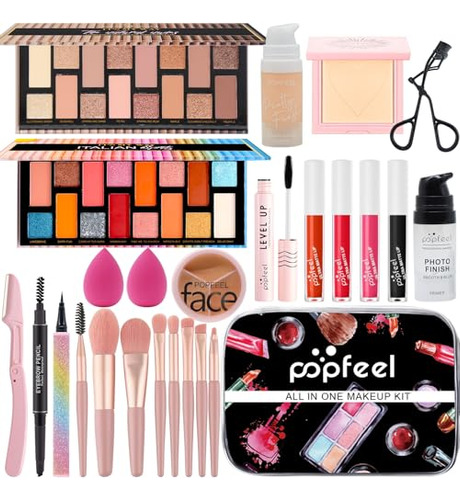 Kit De Maquillaje Para Mujeres 25 Piezas Kit Completo De Maq