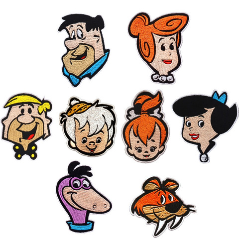 Parche Los Picapiedras Pedro Vilma Pebbles Dino Bordados X U