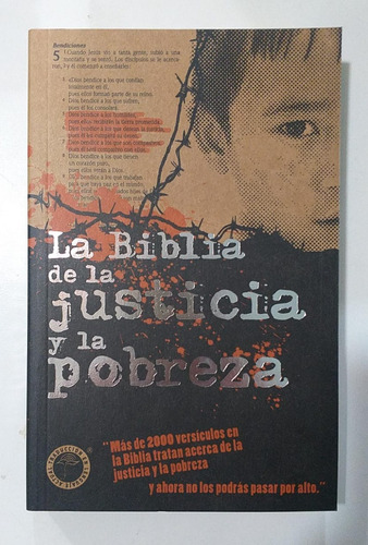 Biblia Justicia Y Pobreza Lenguaje Actual Tapa Cartulina