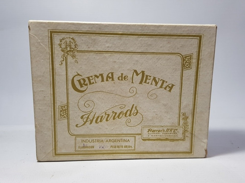 Antigua Caja Crema Menta Harrods Mag 56041