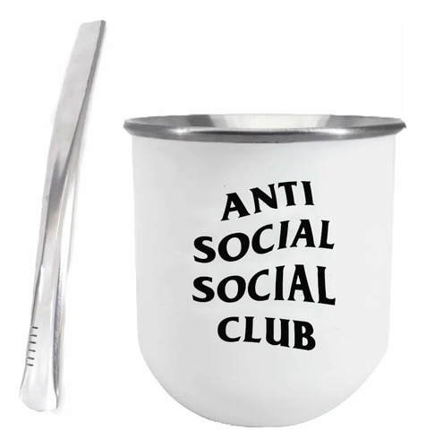 Mate Térmico De Acero Anti Social Social Club