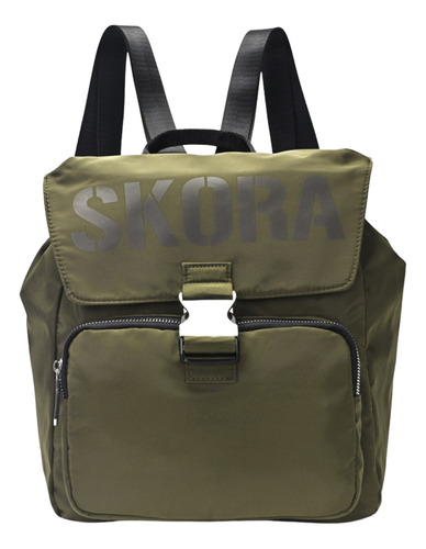 Mochila Urbana Skora Buenos Aires Airplane Solapa Verde