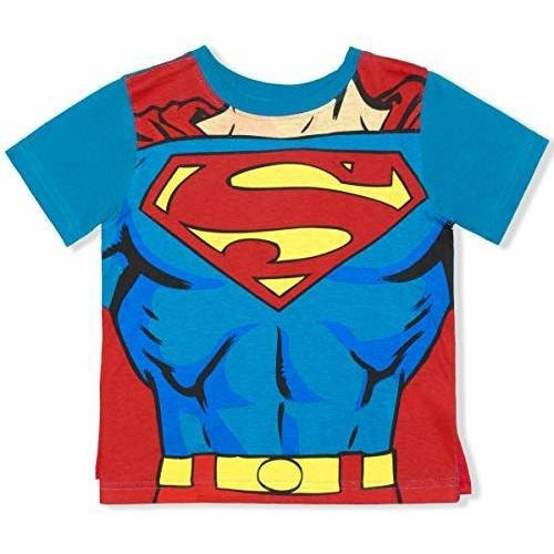 Warner Bros Camiseta De Superman Para Niño Con Capa De Super