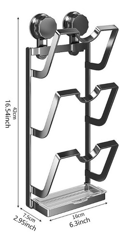 Rack Organizador De Tapa Rack De Almacenamiento De La Tapa
