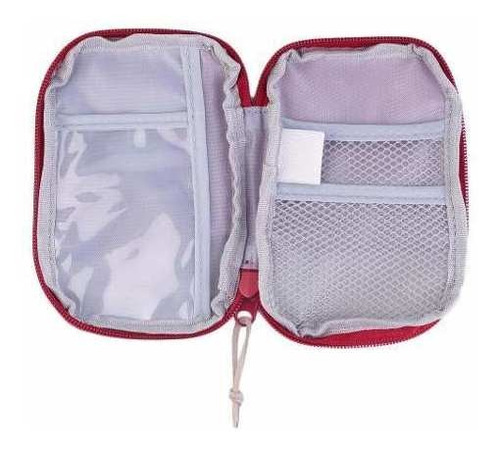 Imagem 4 de 6 de Porta Comprimidos Emergência Bordada Viagem Bolsa Pequena