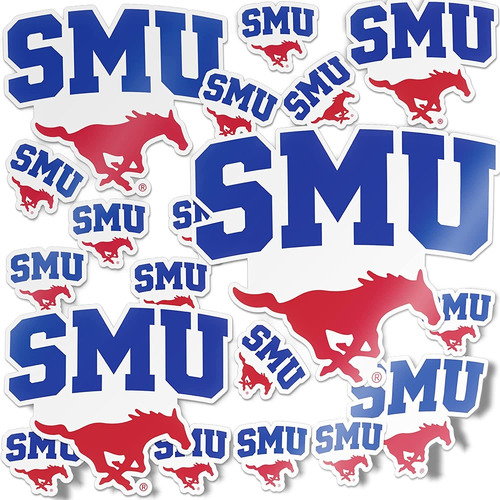 Southern Methodist University Smu Mustangs Sticker Vinyl Dec