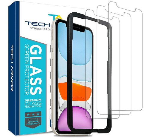 Tech Armor - Protector De Pantalla De Cristal Balístico Para