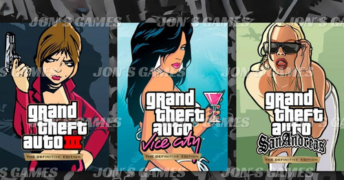 Grand Theft Auto 3 En 1 The Trilogy Definitive Edition- Pc