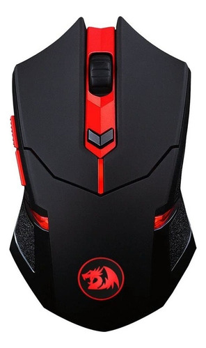 Mouse gamer inalámbrico Redragon  Gamer M601WL-BA M601WL-BA negro y rojo
