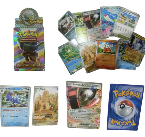 Cartas Pokemon Escarlata Y Purpura - Cajita X 30 Unidades