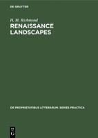 Libro Renaissance Landscapes : English Lyrics In A Europe...