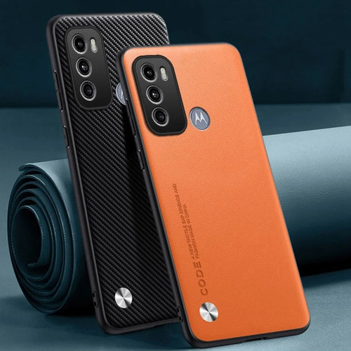 Case For Moto G60 60s 40 Fusion Cáscara De Piel Simple
