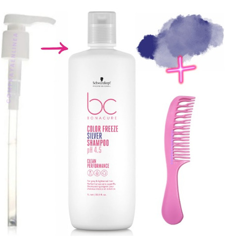 Bonacure Color Freeze Silver Shampoo 1 - mL a $165