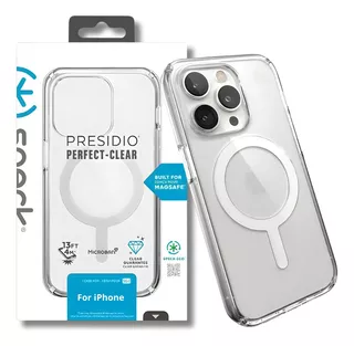 Case Magsafe Speck Presidio Perfect Clear Para 14 Pro Max Nf