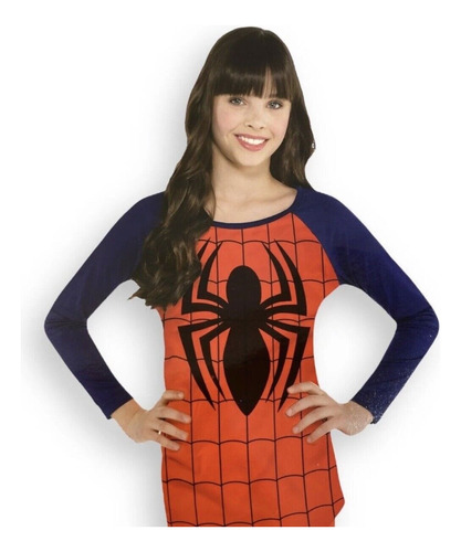 Marvel Spider-girl Polera Mangas Largas Niñas