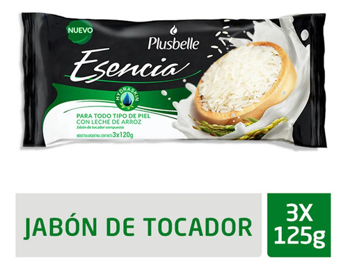 Jabon Tocador X3 Unidades 125gr Todo Tipo De Piel (7278)