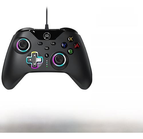 Novo Gamepad Com Fio Para Pc Rgb Multifuncional Programável