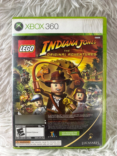 Jogo Lego Indiana Jones + Kung Fu Panda Xbox 360 (Usado)