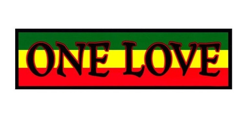 Skin Adesivo One Love Reggae Bob Marley Carro E Moto