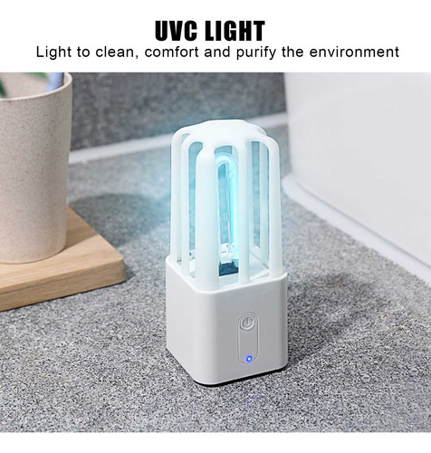 Lámpara Ultravioleta Portátil Zl28c1 Uvc Light Uvc Recargeab