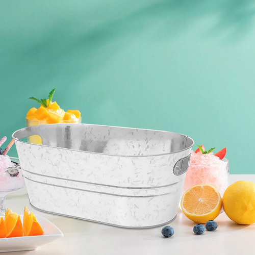 Galvanizada Para Bebidas,cubo Galvanizado Para Enfriar