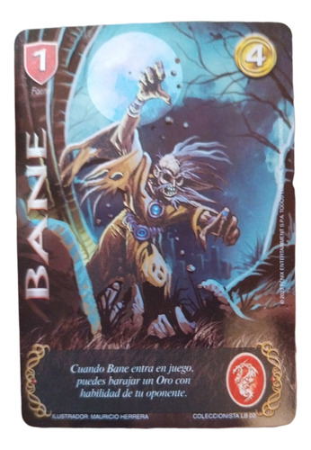 Carta Coleccionista Bane Mitos Y Leyendas Primer Bloque