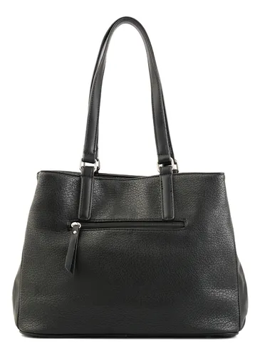 Cartera Dos Asas Mediana Marit Negro