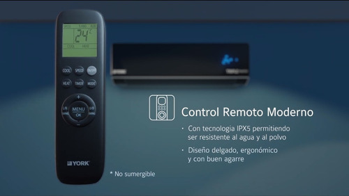 York Triple Inverter 2 Ton 220v Frio Calor Minisplit Aire Ac
