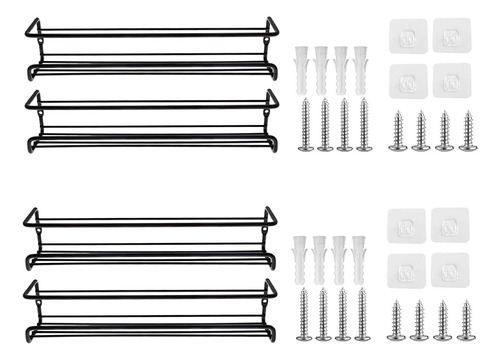 Organizador De Especias De Pared 4 Pzas Para Cocina Repisas