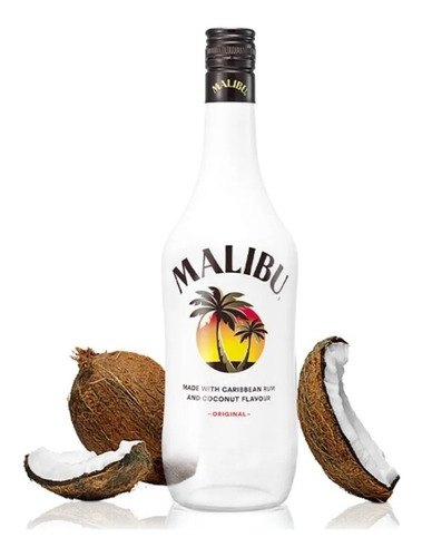 Ron Malibu Con Coco 750ml Original Origen Barbados