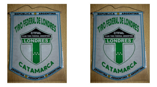 Banderin Grande 40cm Tiro Federal Londres Catamarca