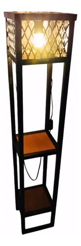 comprar Lámpara Rústica Con Estantes