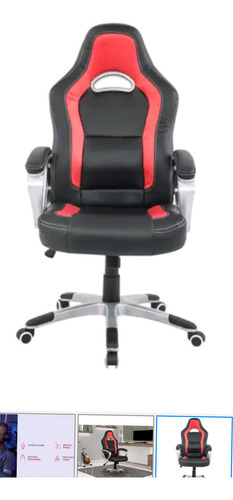 Cadeira Gamer Travel Max Preto E Vermelha 