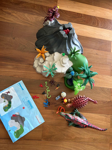 Playmobil Volcan Con Dinosaurios