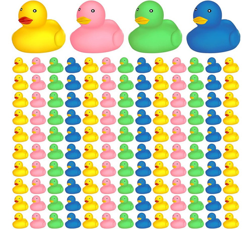 Rubber Ducks Bath Toy Multicolor Mini Rubber Duck Bulk Float