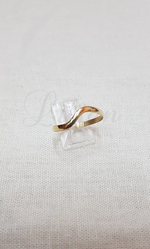 Anillo Modelo Irregular. Oro 18 Kilates Garantia!